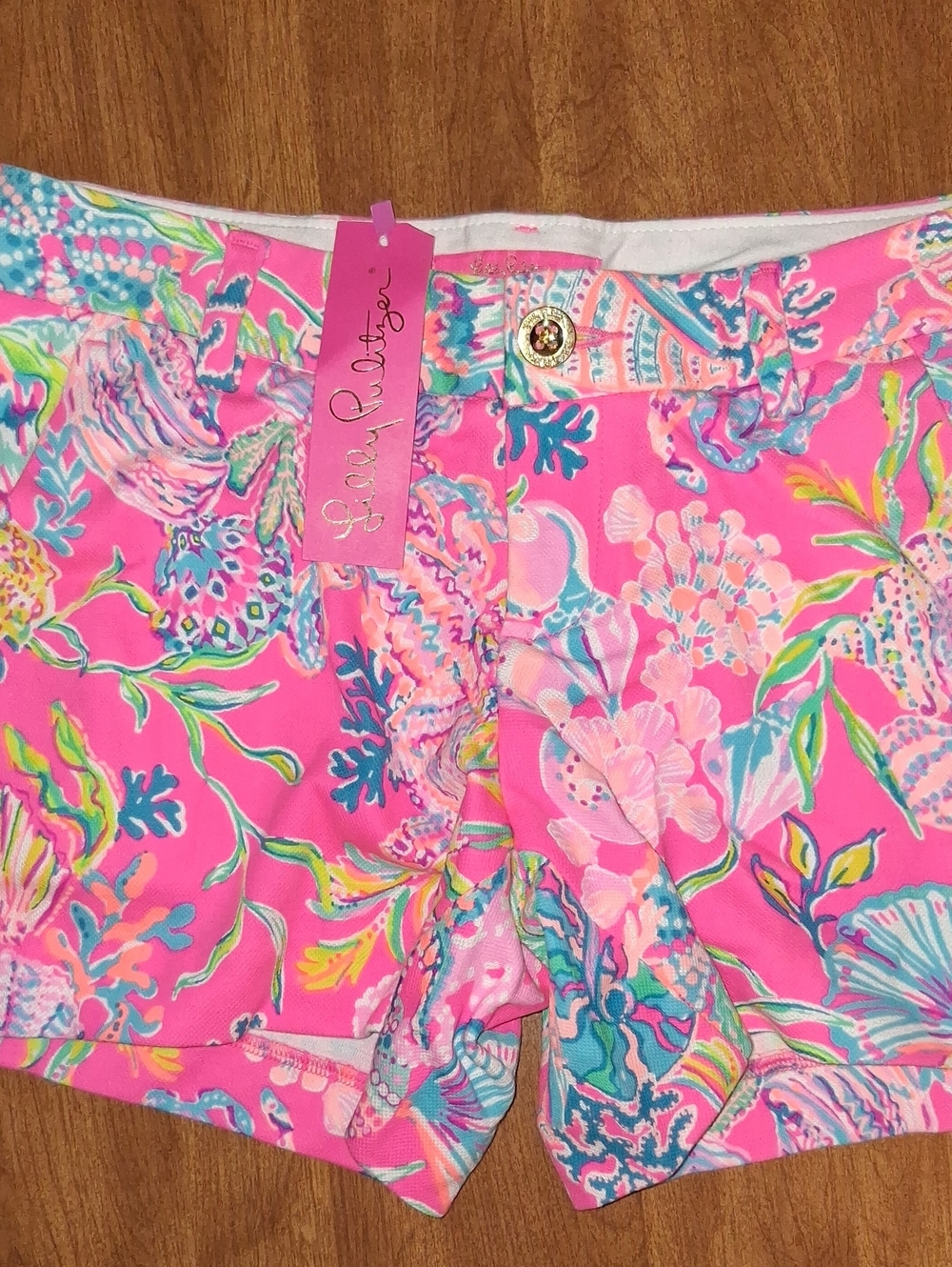 Lilly Pulitzer Callahan Knit Shorts(Pink Isle, Shell Me Something Good)